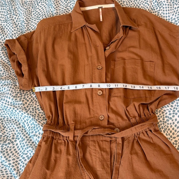Free People Utility Belted Romper - Picture 9 of 12